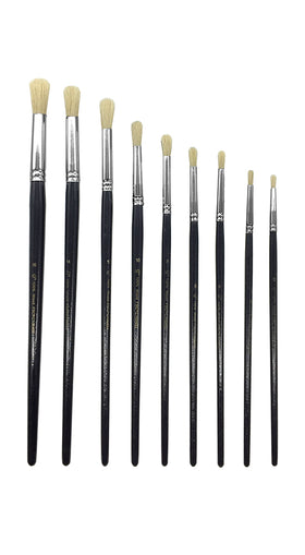 Sencys set ronde kwasten 9st