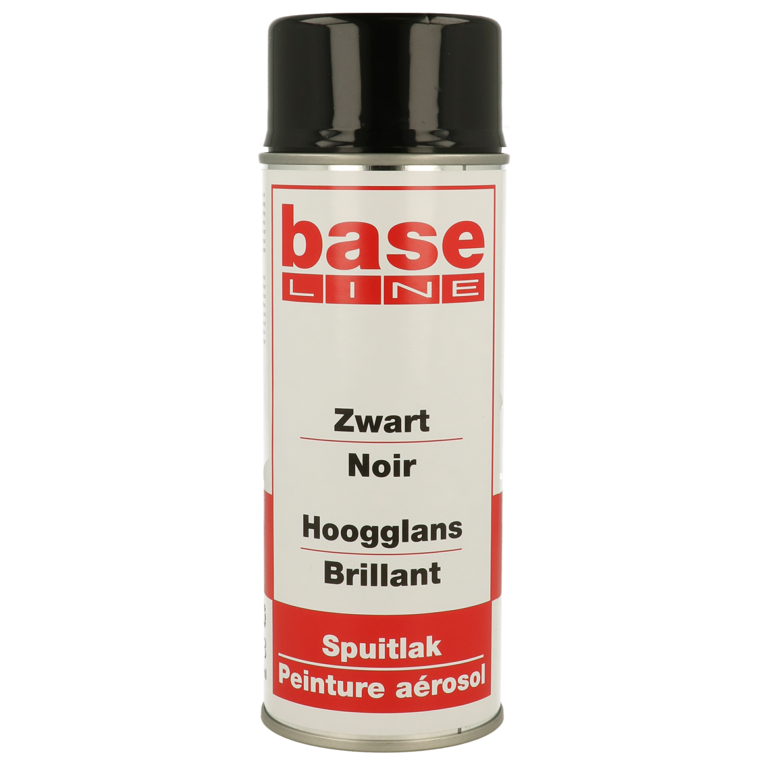 Baseline spuitbus verf zwart hoogglans 400ml