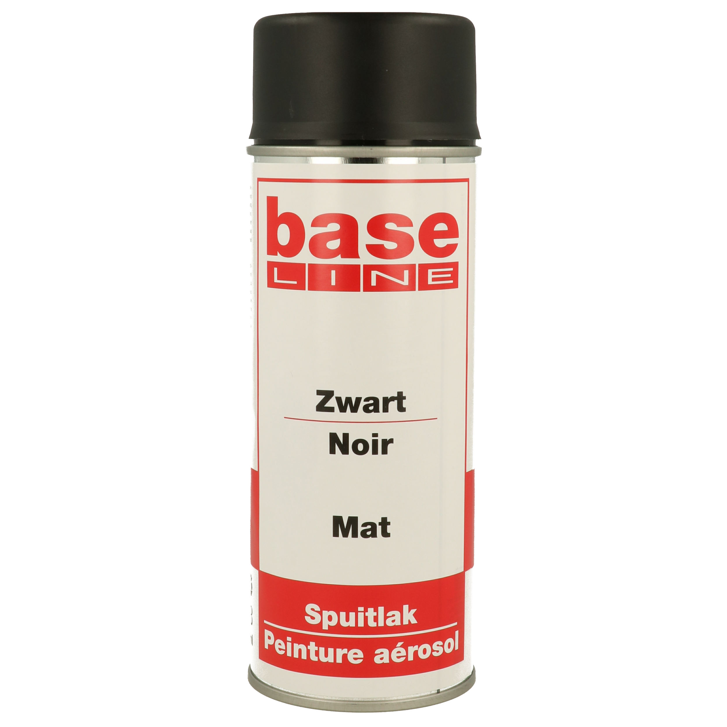 Baseline spuitbus verf zwart mat 400ml