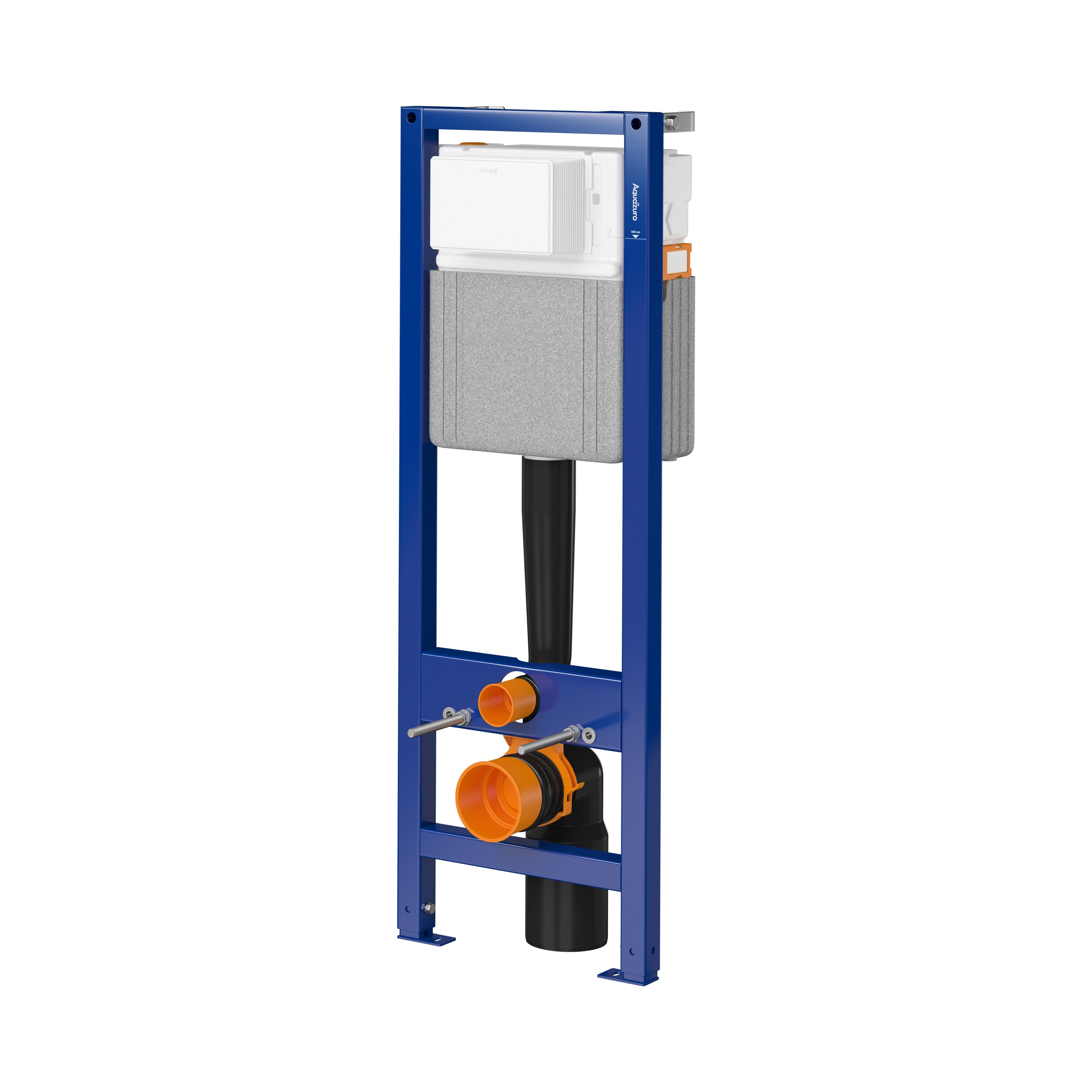 Aquazuro inbouwreservoir set Iris 2 | Quick release & Soft-close toiletzitting | Randloos toiletpot