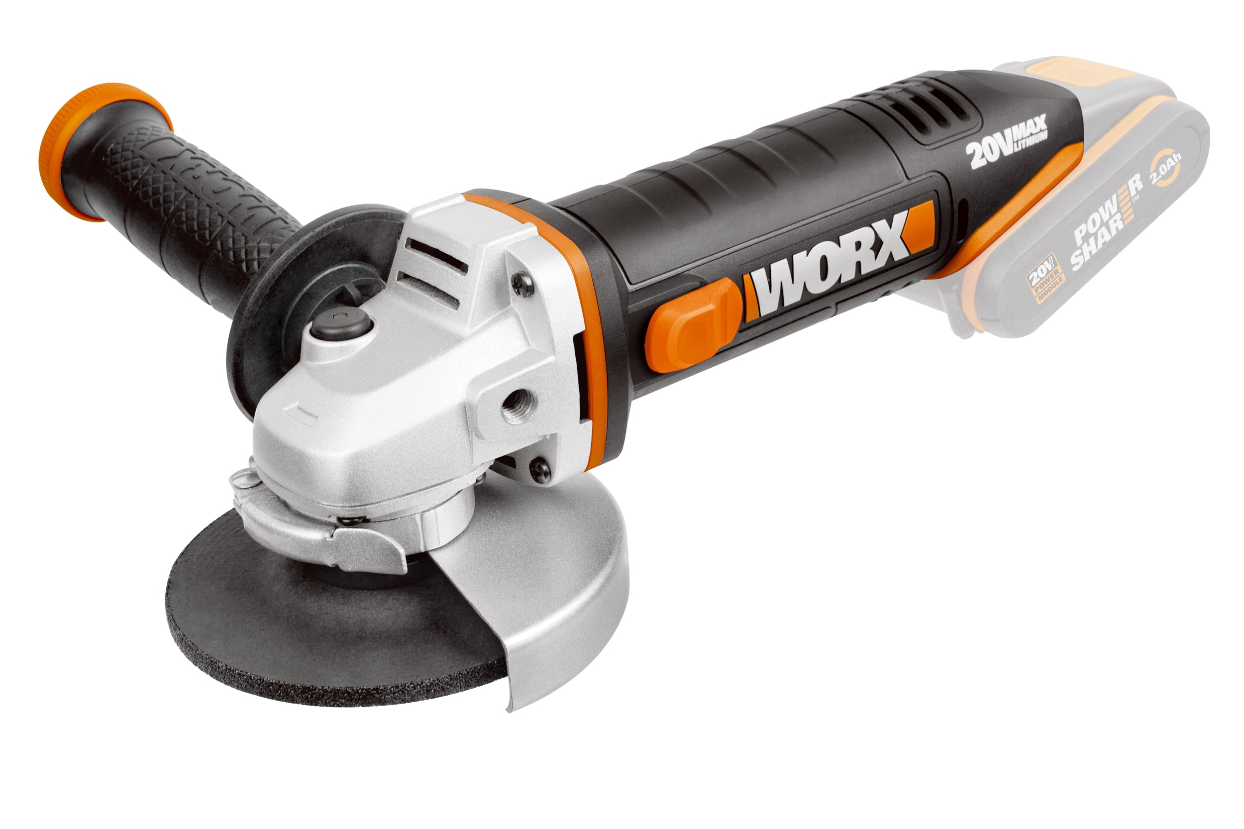 Worx haakse slijper WX800.9 20V (zonder accu)