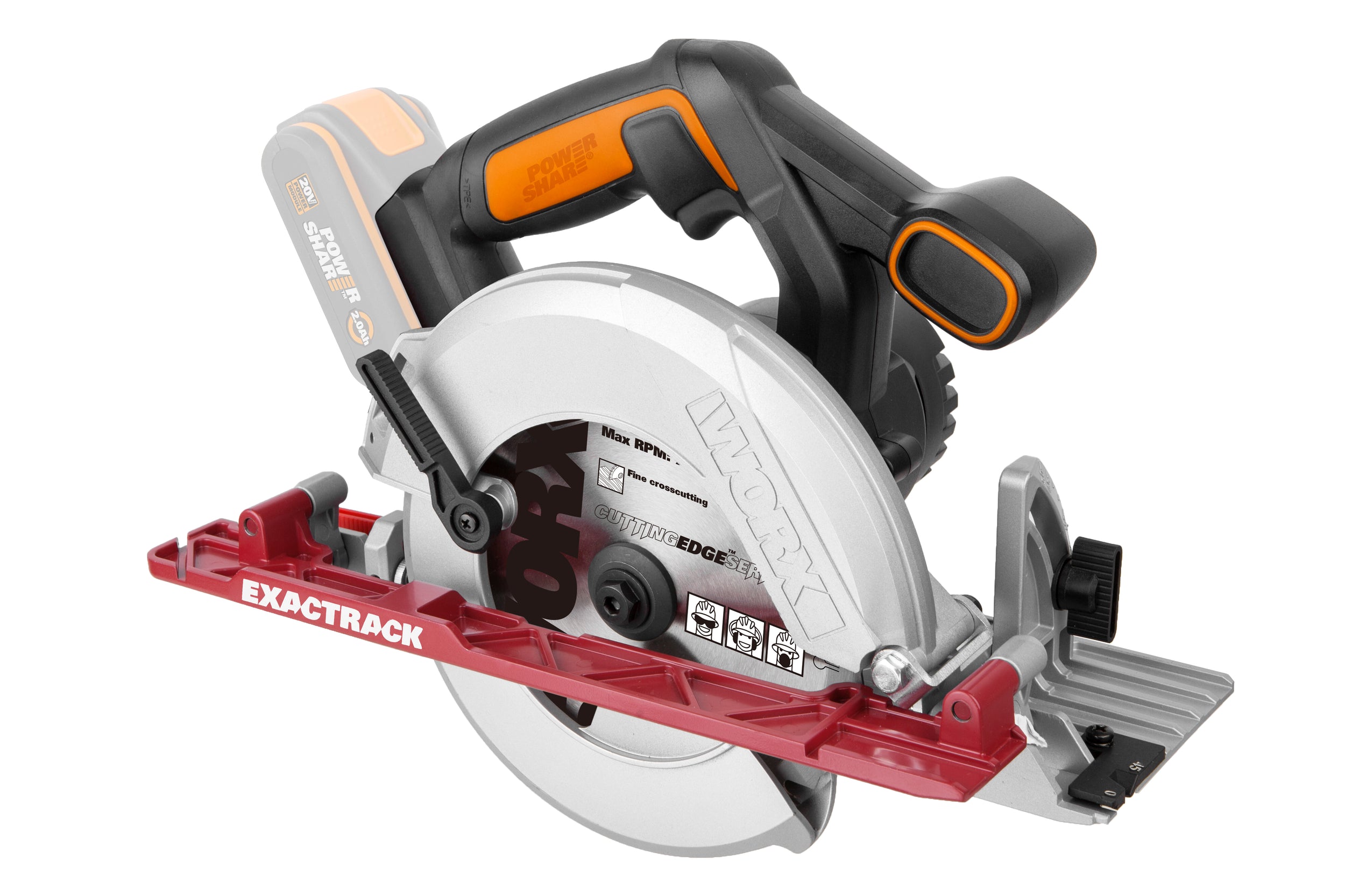 Worx cirkelzaag WX530.9 20V (zonder accu)