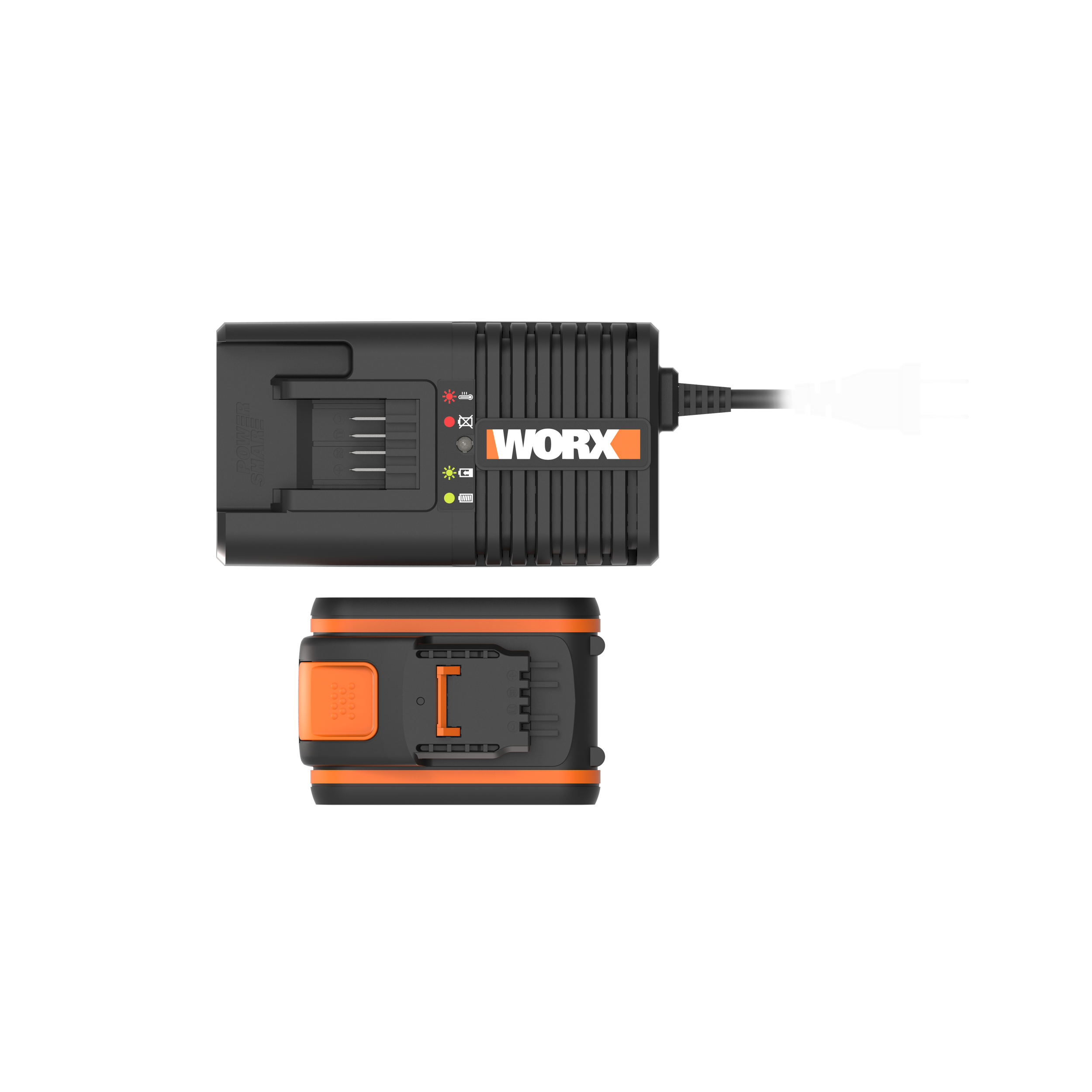 Worx accu en lader 20V 2Ah