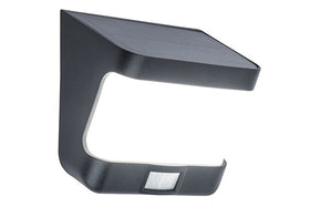 Lutec solar wandlamp Try zwart 8W met sensor