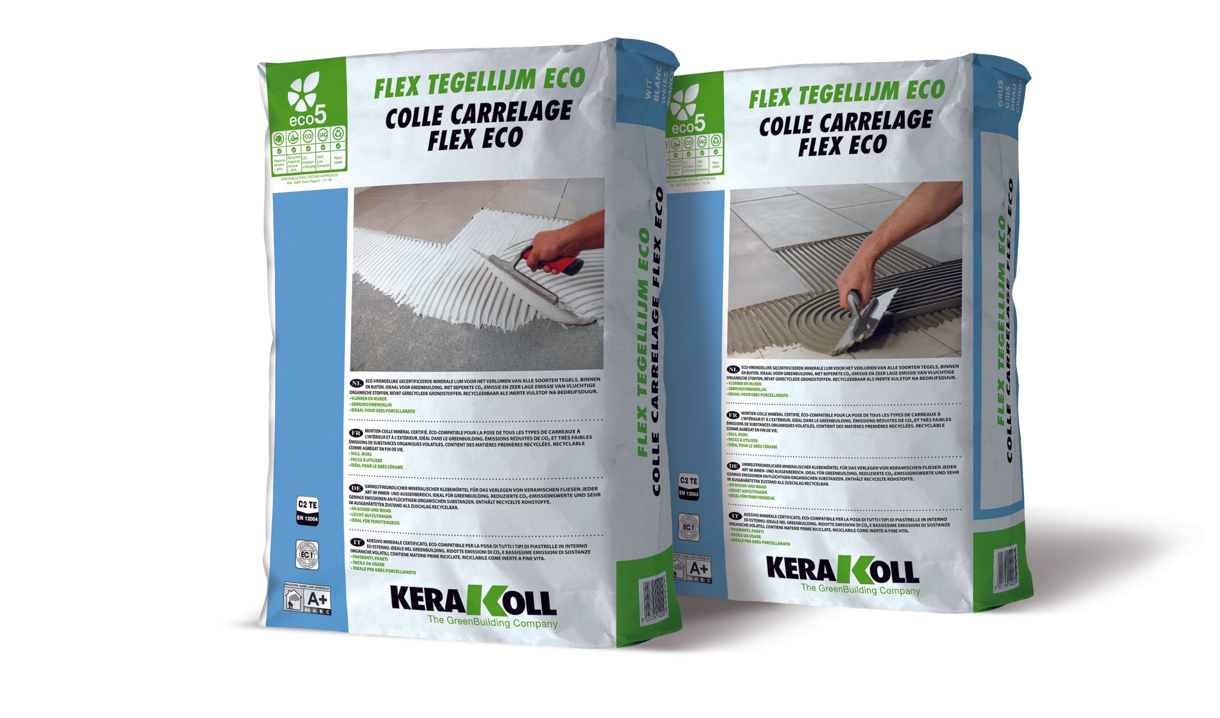 Kerakoll tegellijm Flex - poeder - Eco 5 - grijs - 25 kg