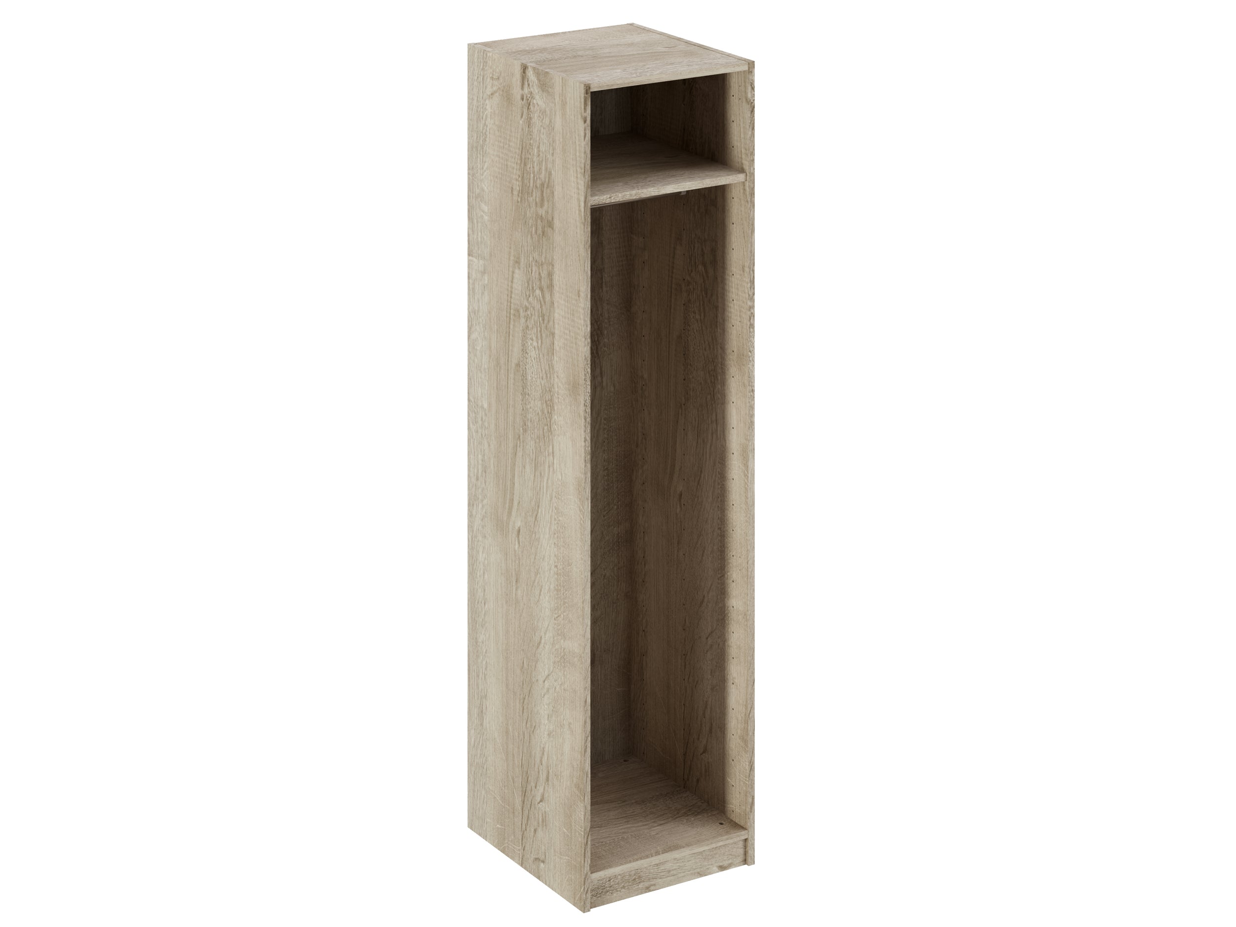 Hangkast module met plank eiken 235x50cm