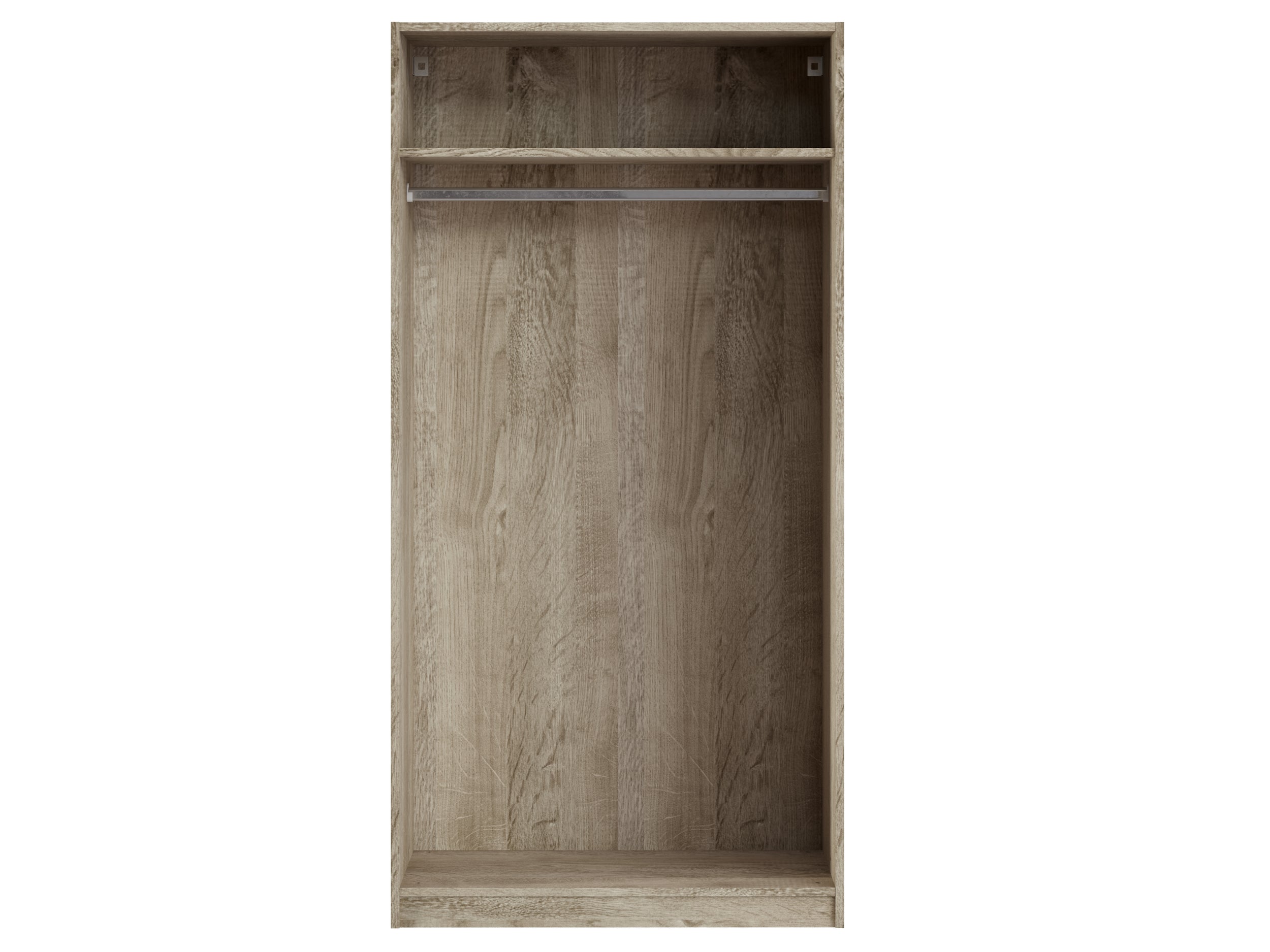 Hangkast module met plank eiken 200x100cm