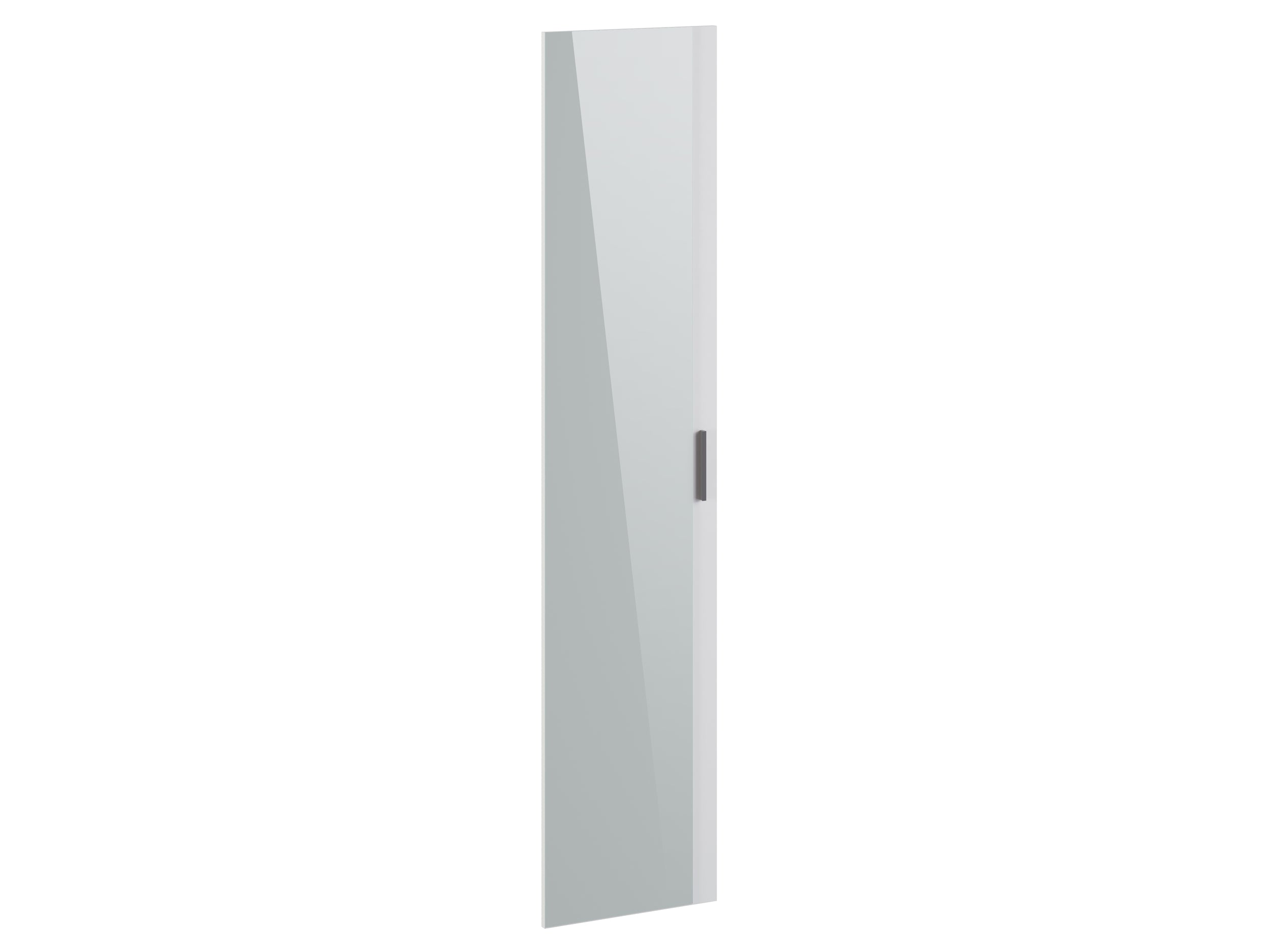 Draaideur met spiegel module inclusief hardware wit 200cm