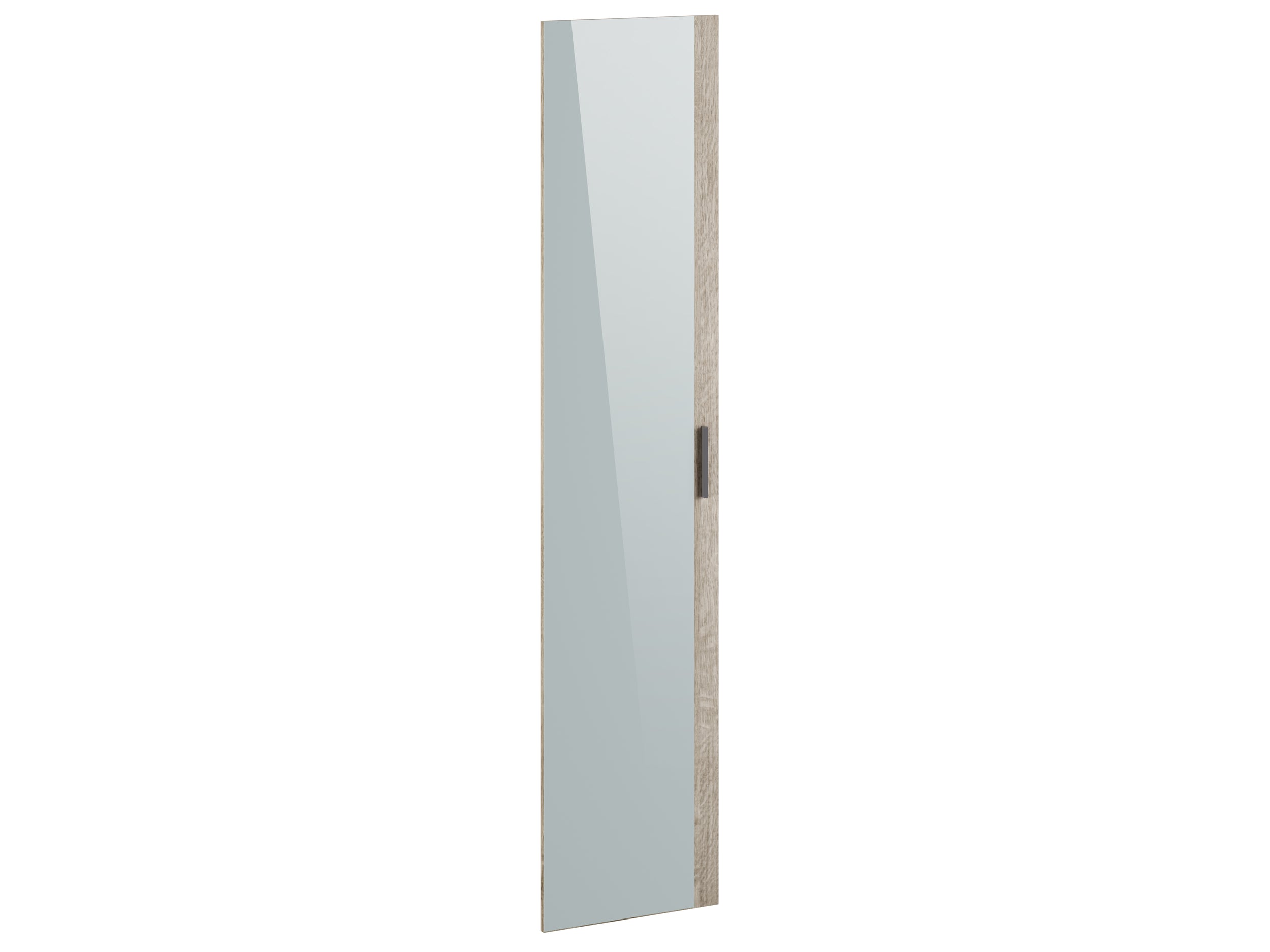 Draaideur met spiegel module inclusief hardware eiken 235cm