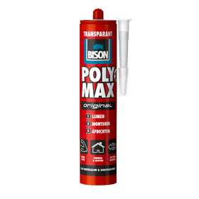 Bison montagelijm Poly Max Original transparant 300g