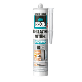 Bison beglazingskit bruin 290ml