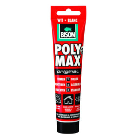 Bison montagelijm Poly Max Original Wit 165g