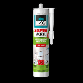 Bison super acrylaat schilderskit wit 300ml