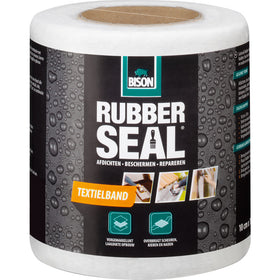 Bison rubber seal textielband 10cm 10m