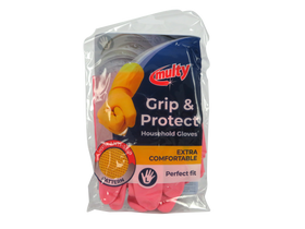 Multy huishoudhandschoenen rubber maat L