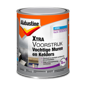 Alabastine voorstrijk Xtra vochtige muren en kelders wit 1l