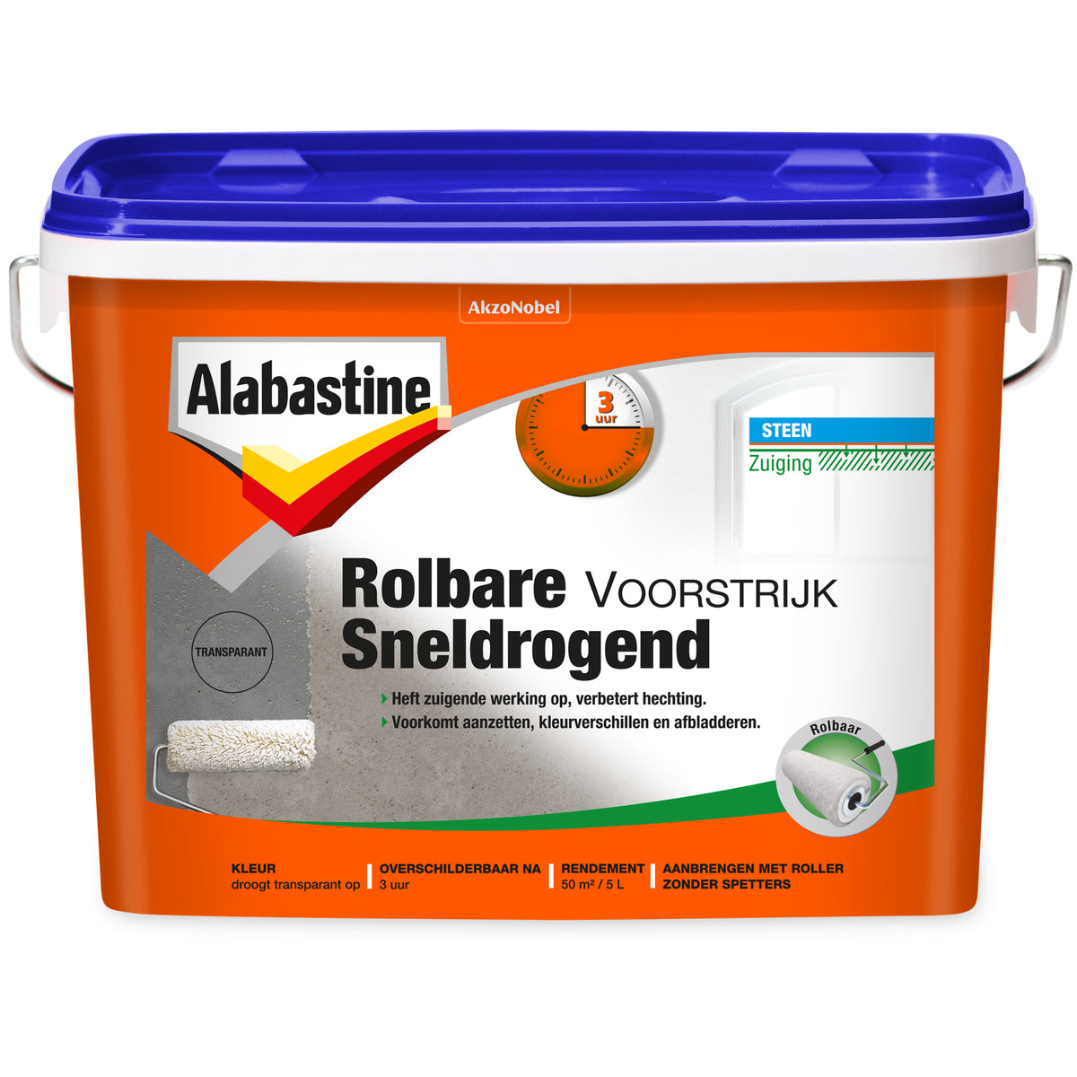 Alabastine voorstrijk rolbaar zuiging en hechting 5L