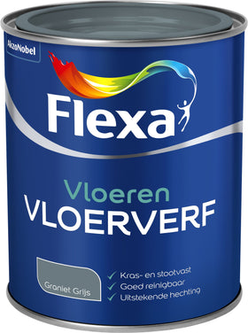 Flexa vloerverf graniet grijs 750ml