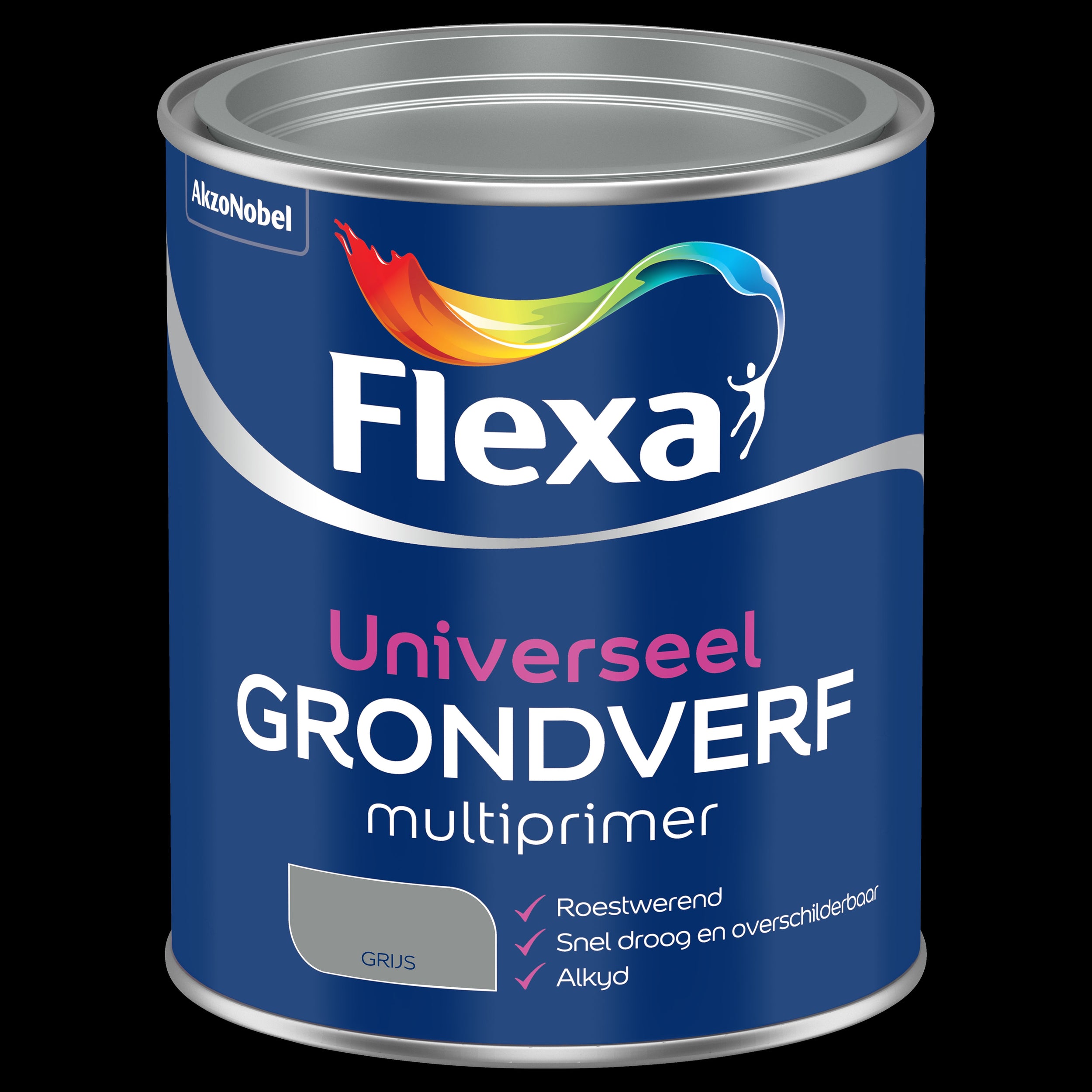 Flexa universele grondverf grijs 750ml