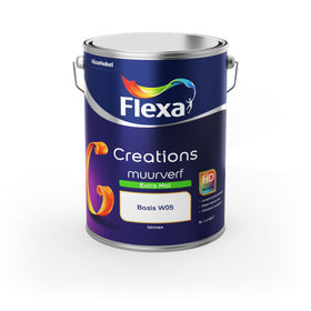 Flexa creations muurverf extra mat base w05 5 l