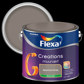Flexa muurverf Creations extra mat 3026 spacious grey 2,5L