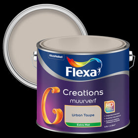 Flexa muurverf Creations extra mat 3024 urban taupe 2,5L
