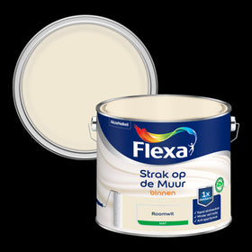 Flexa muurverf Strak op de Muur mat roomwit 2,5L