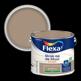 Flexa muurverf Strak op de Muur mat suedebruin 2,5L