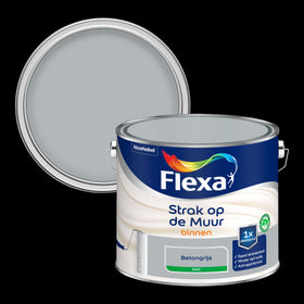Flexa Strak op de Muur mat betongrijs 2,5L