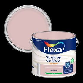 Flexa muurverf Strak op de Muur mat oudroze 2,5L