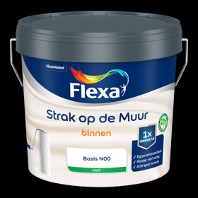 Flexa strak op de muur mat watergedragen n00 5l