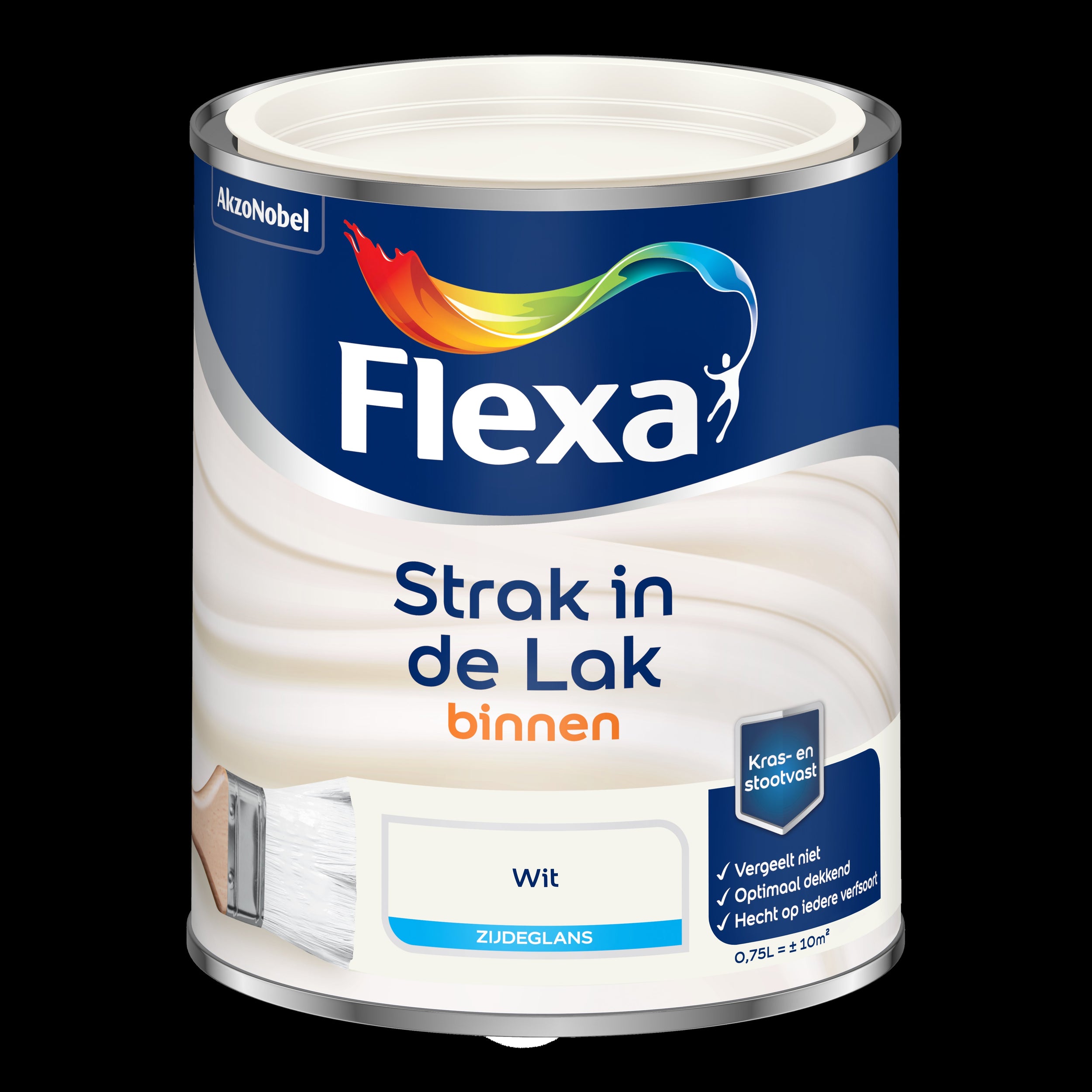 Flexa strak in de lak zijdeglans wit 750ml