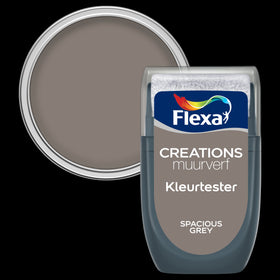 Flexa muurverf tester Creations spacious grey 30ml