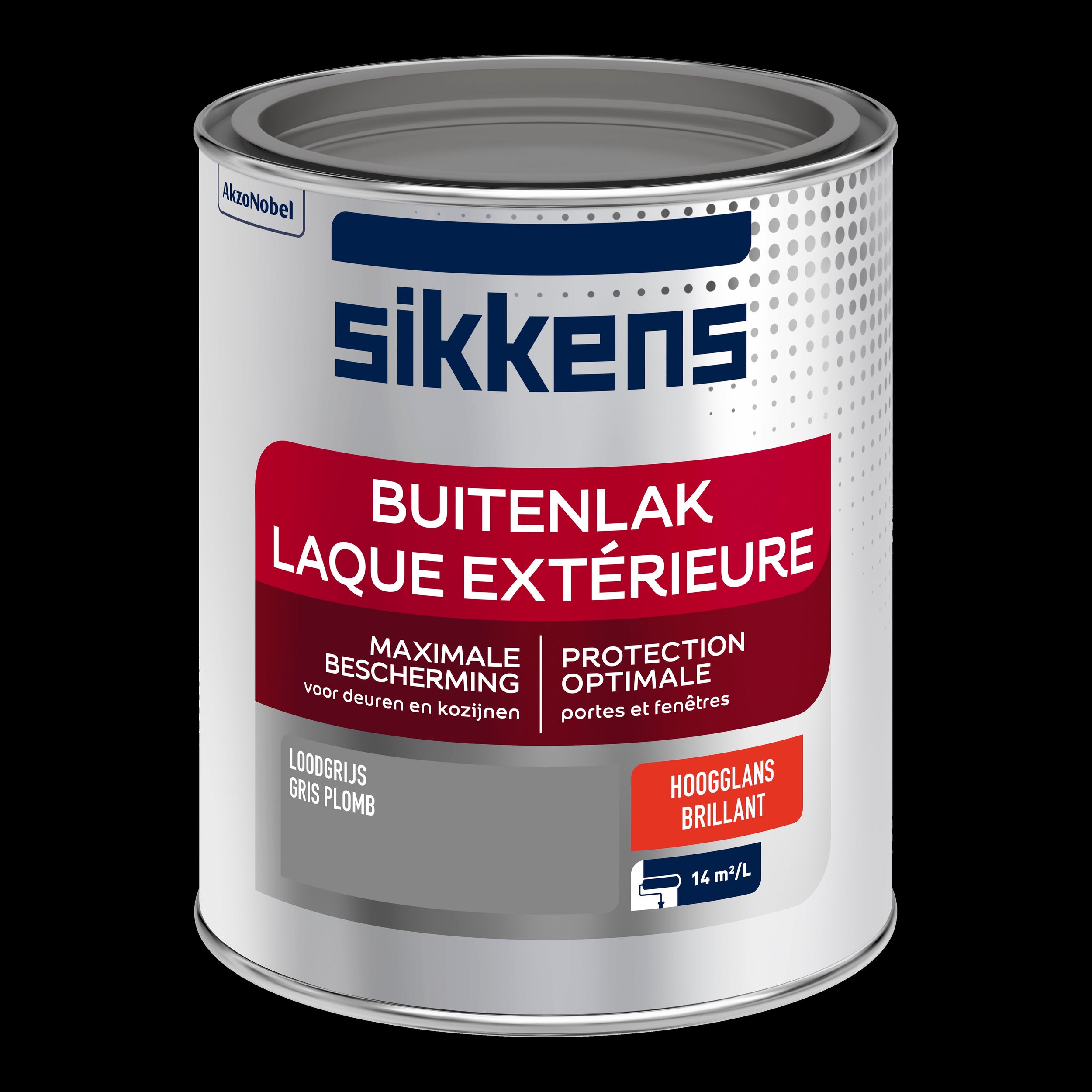 Sikkens buitenlak hoogglans loodgrijs 750ml