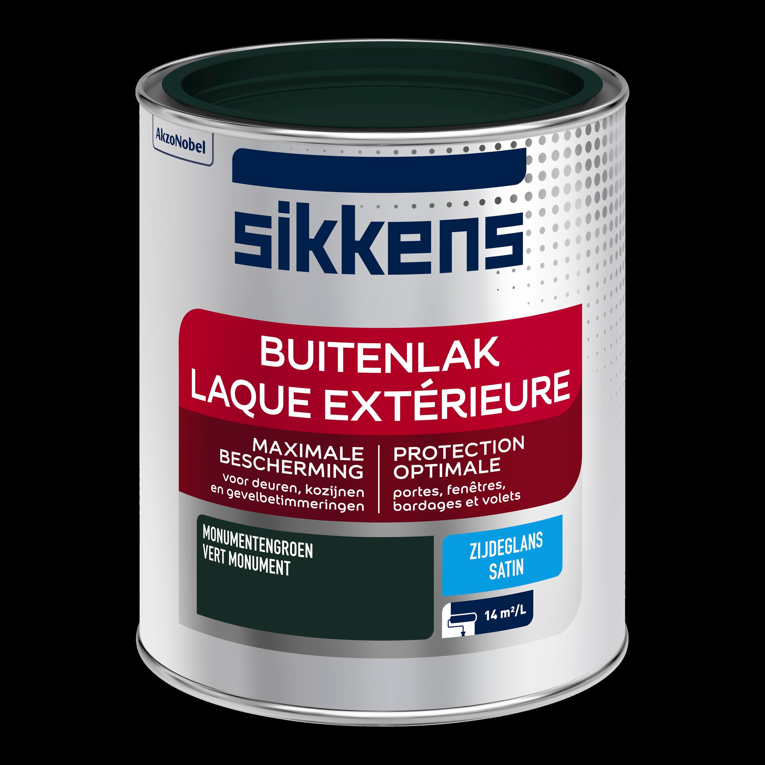 Sikkens buitenlak zijdeglans monumentengroen 750ml