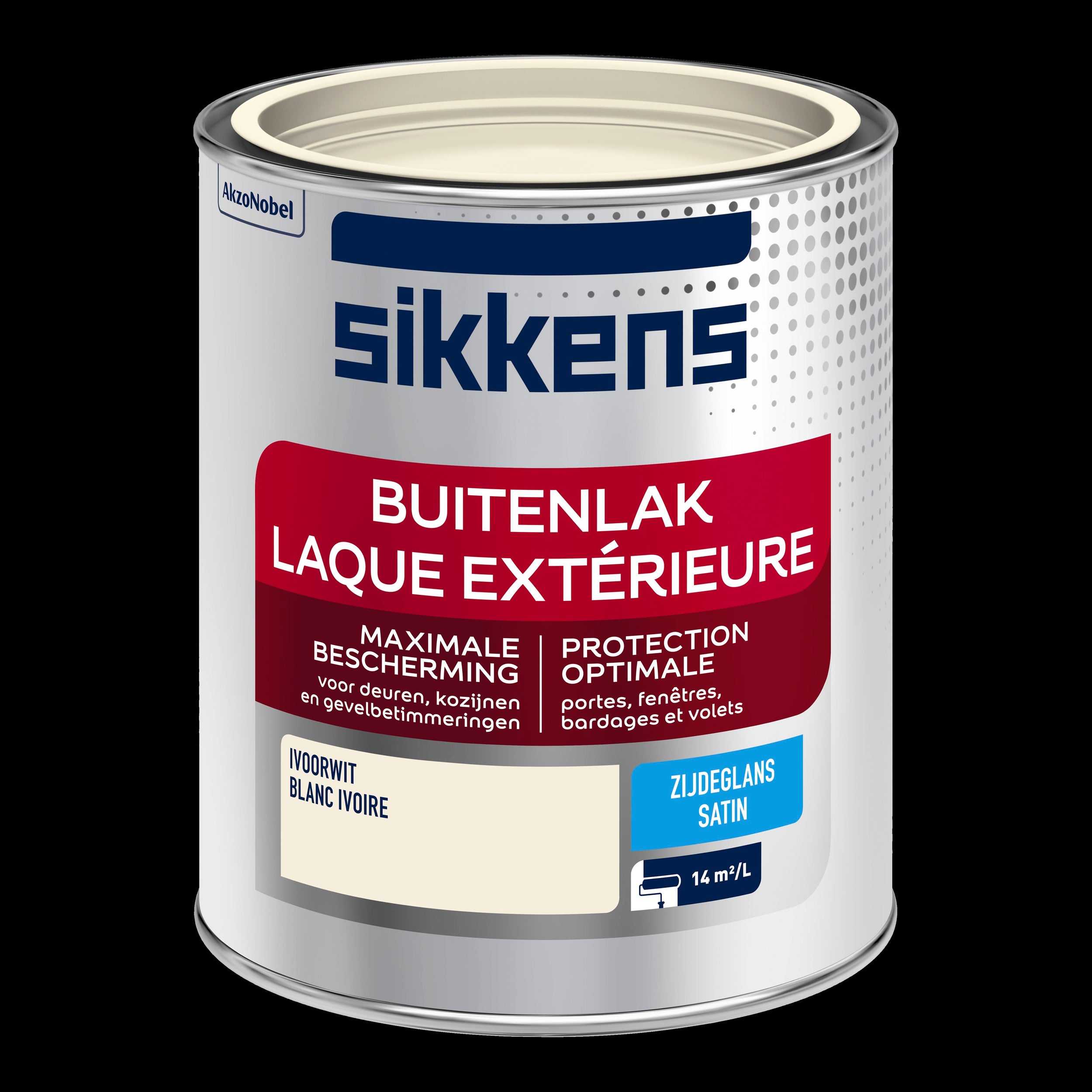 Sikkens buitenlak zijdeglans ivoorwit 750ml