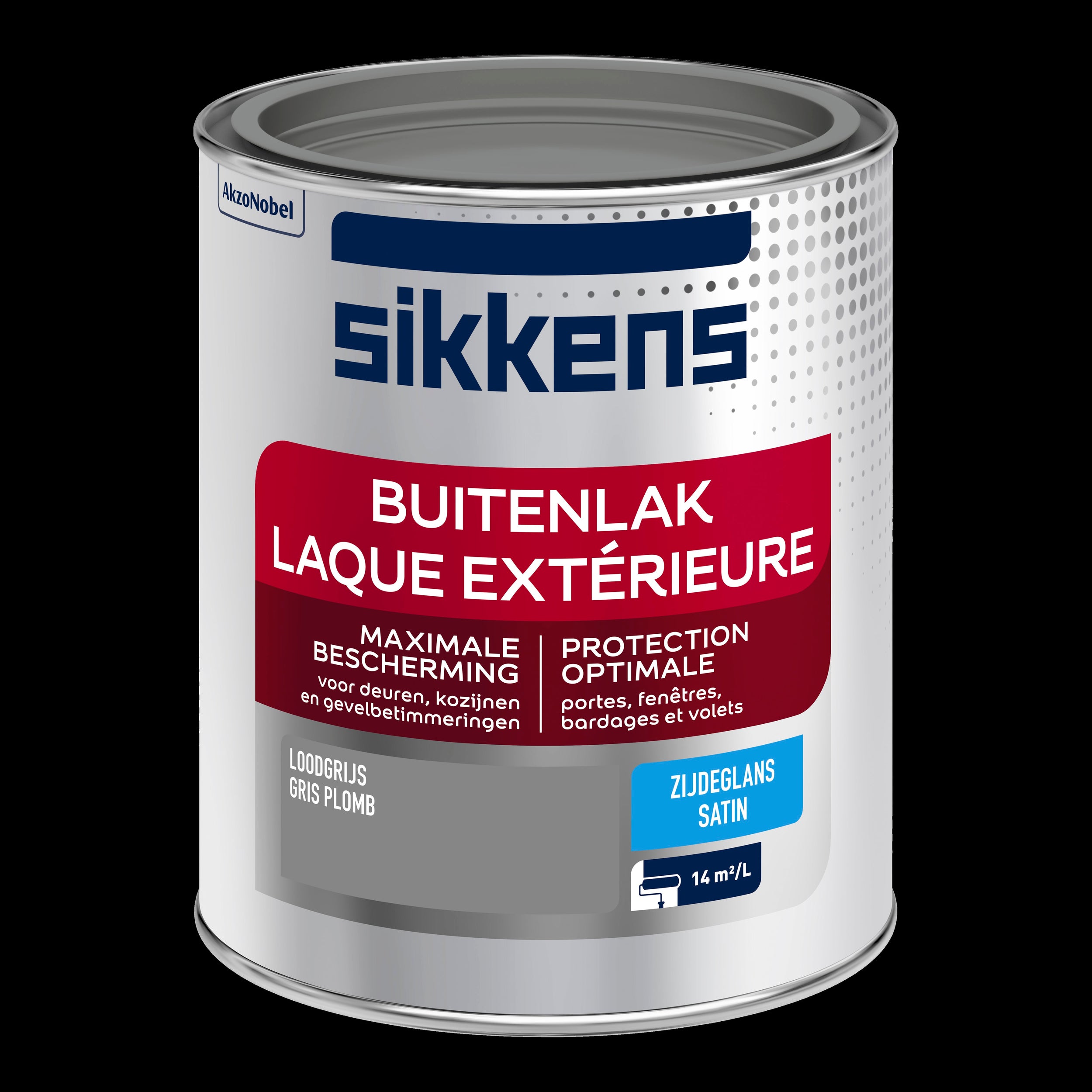 Sikkens buitenlak zijdeglans loodgrijs 750ml