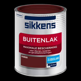 Sikkens buitenlak zijdeglans wijnrood 750ml