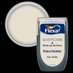 Flexa muurverf tester Strak op de Muur crème wit ral 9001 30ml
