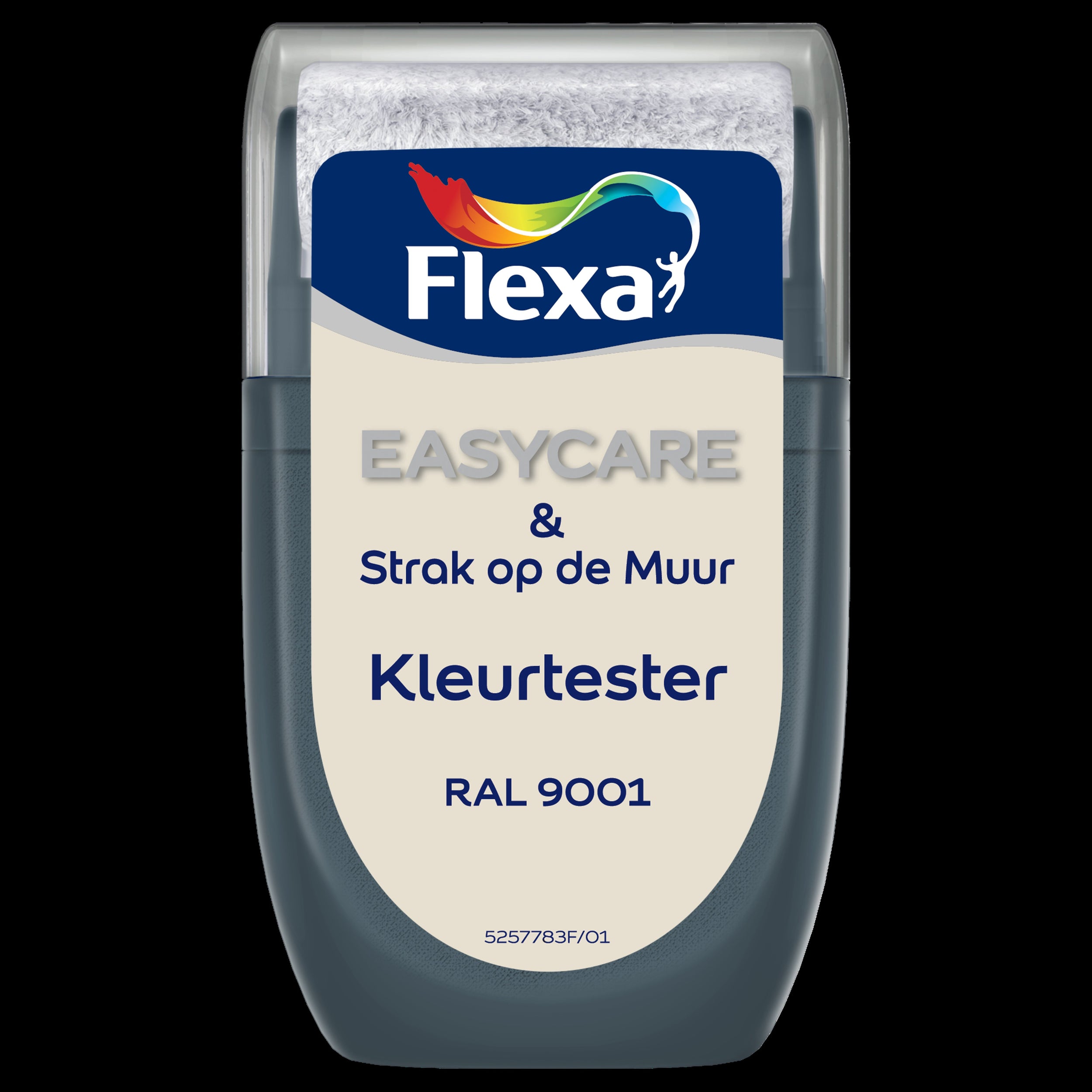 Flexa muurverf tester Strak op de Muur crème wit ral 9001 30ml