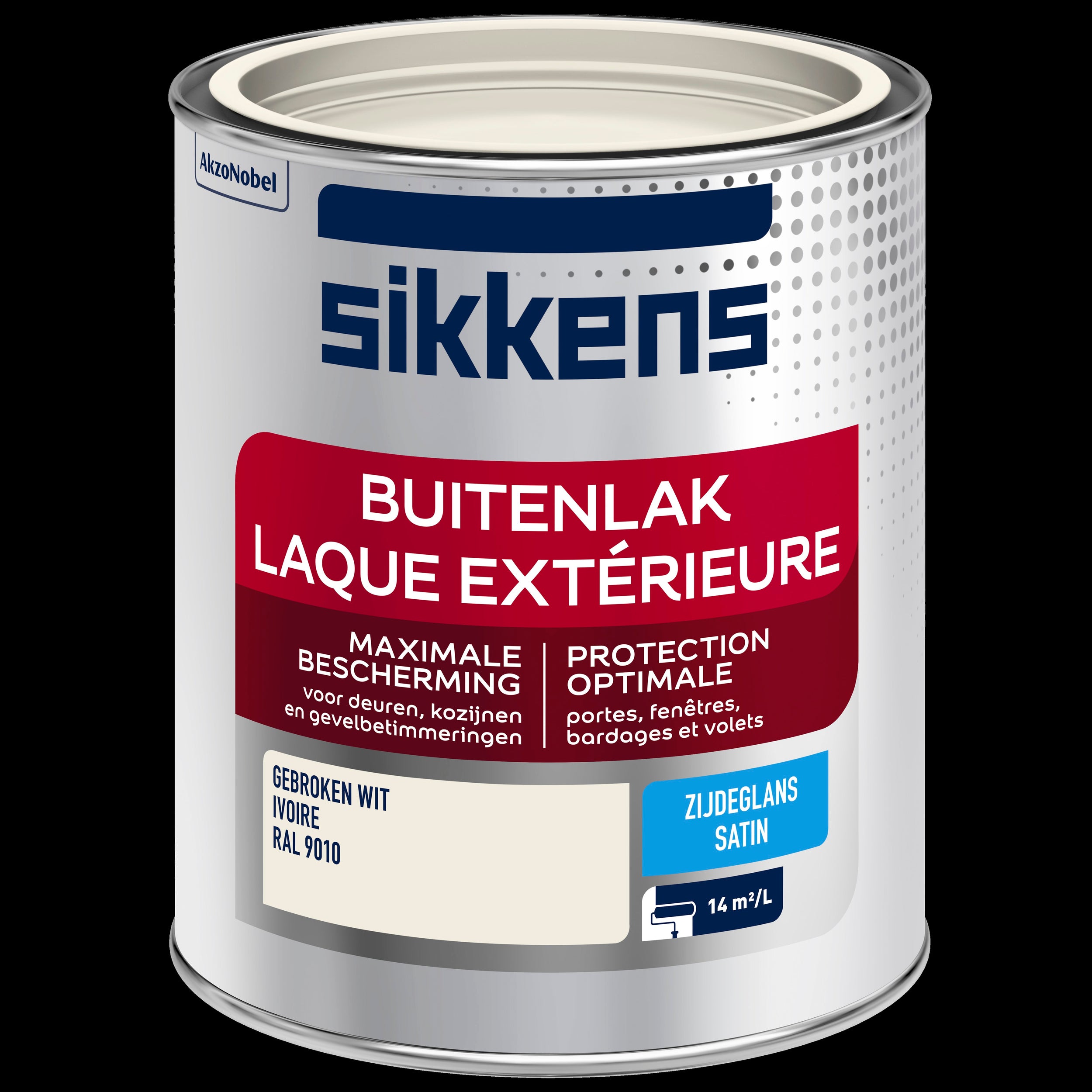 Sikkens buitenlak zijdeglans RAL 9010 0,75L