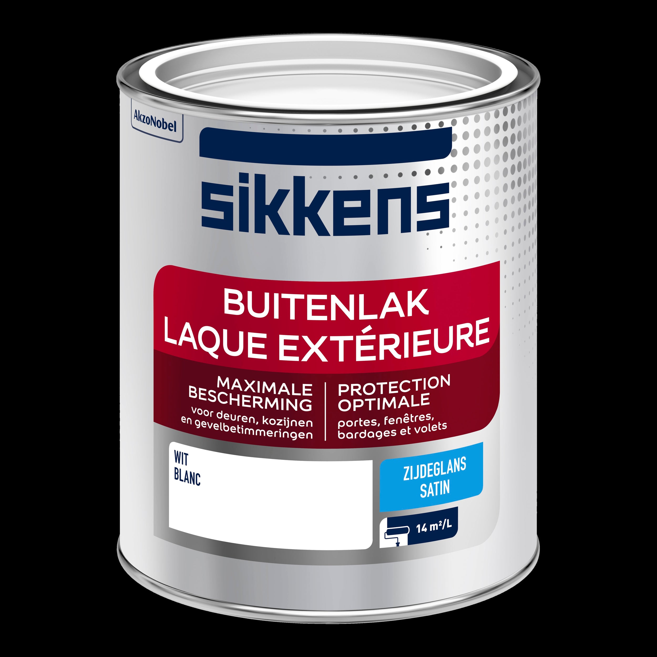 Sikkens buitenlak zijdeglans wit 0,75L