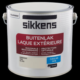 Sikkens buitenlak zijdeglans RAL 9010 2,5L