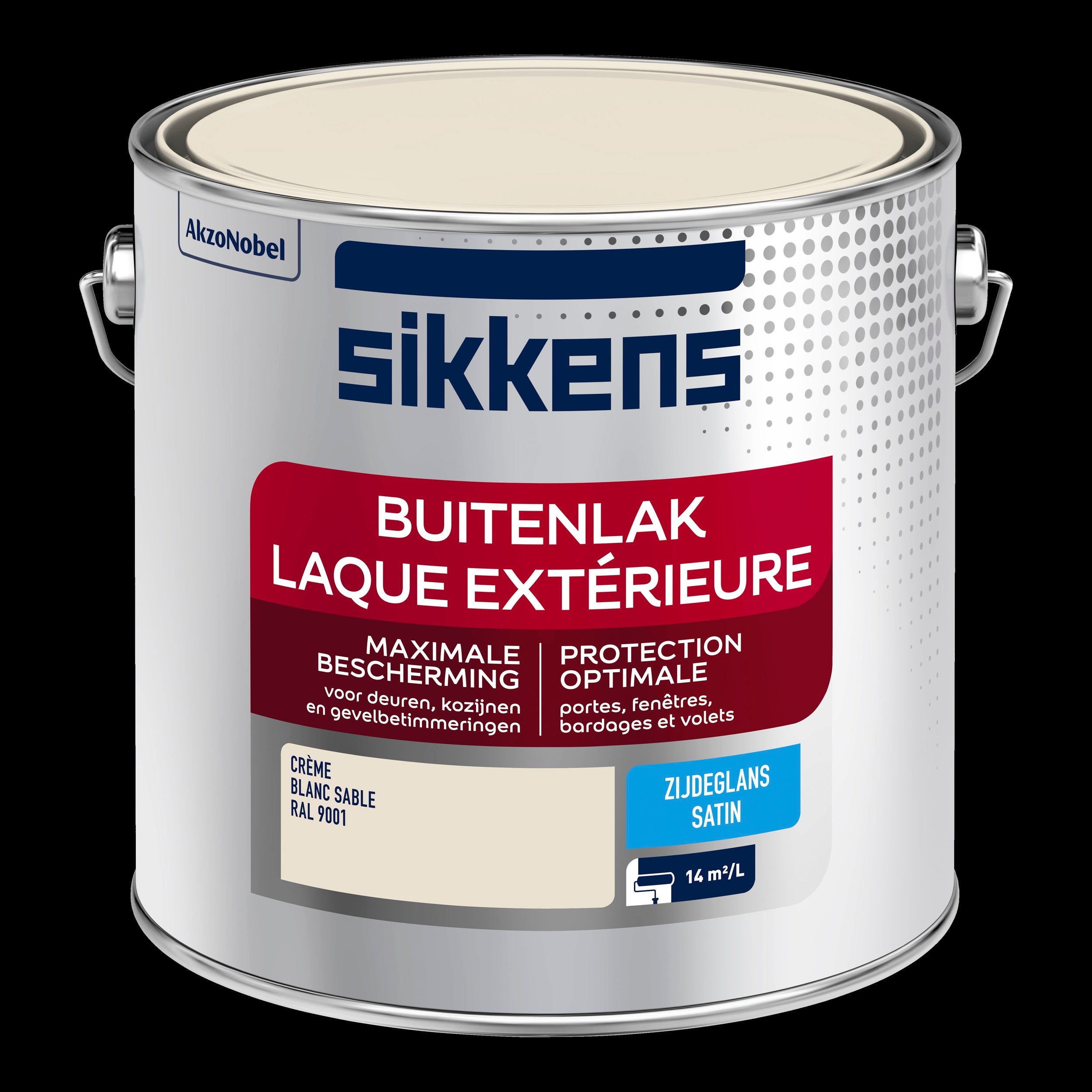 Sikkens buitenlak zijdeglans RAL 9001 2,5L