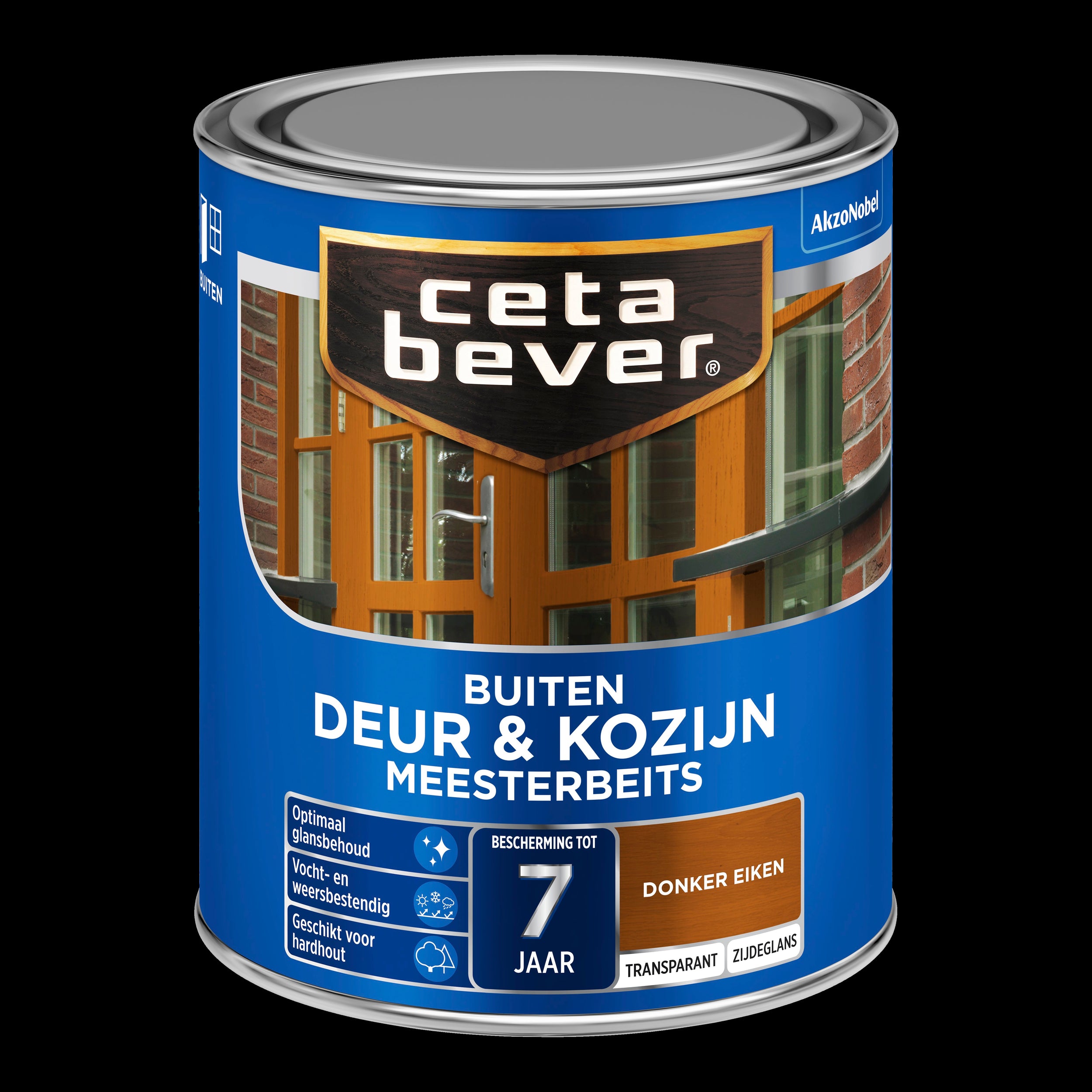 CetaBever Meesterbeits transparant Deur & Kozijn donker eiken 750ml