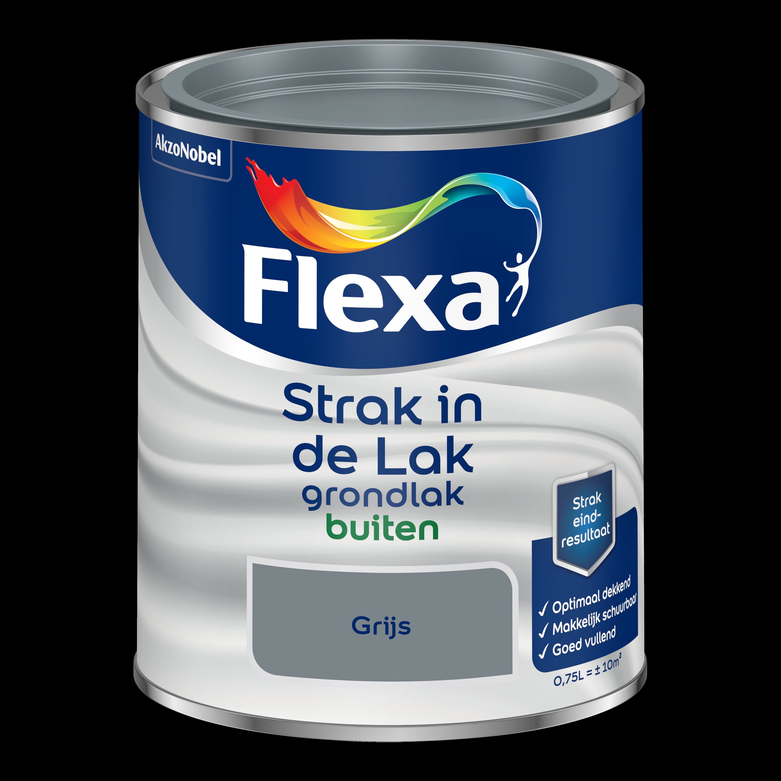 Flexa grondlak Strak in de Lak grijs 750ml