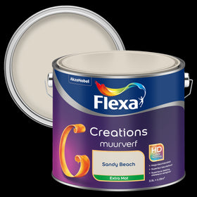Flexa muurverf Creations extra mat sandy beach 2,5L