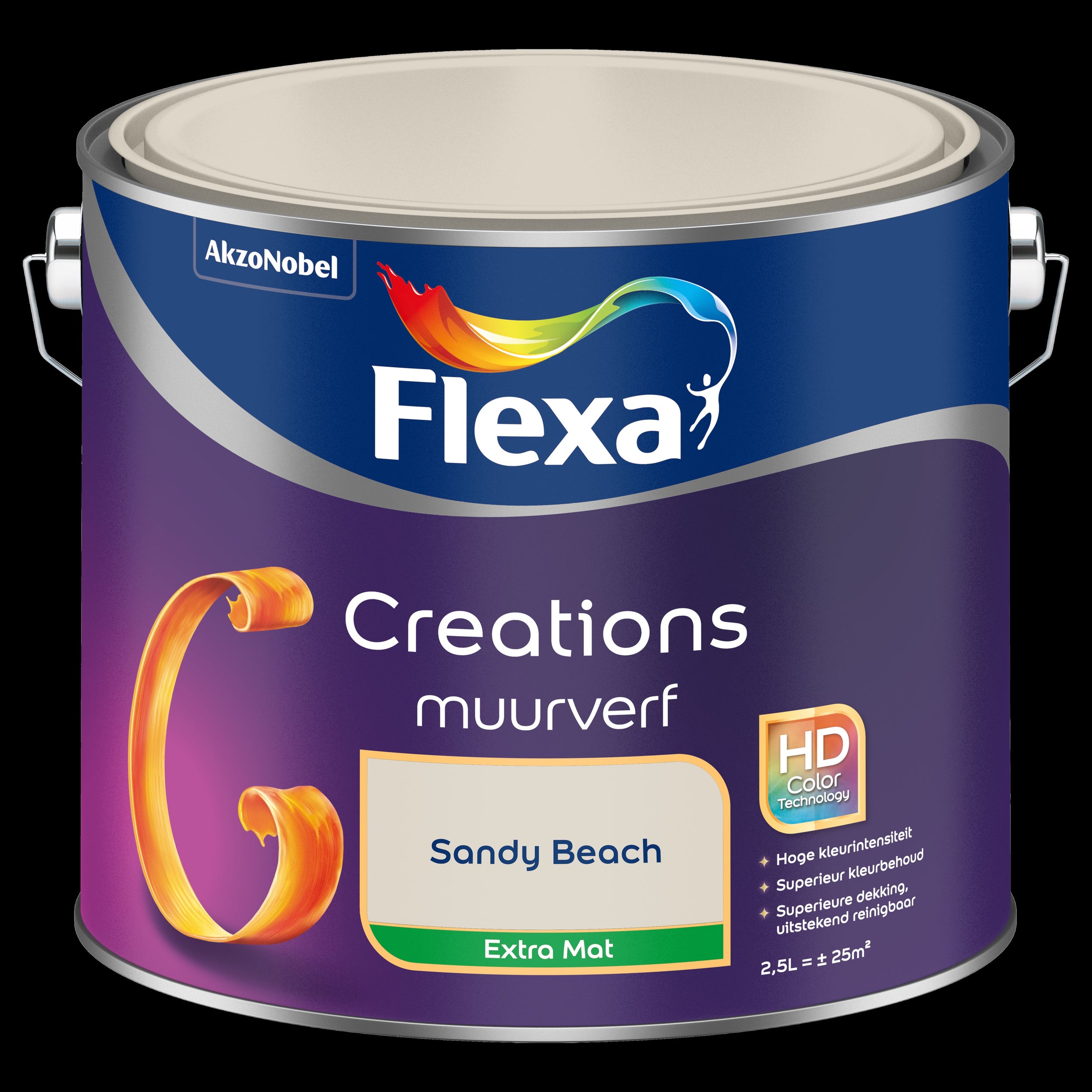 Flexa muurverf Creations extra mat sandy beach 2,5L