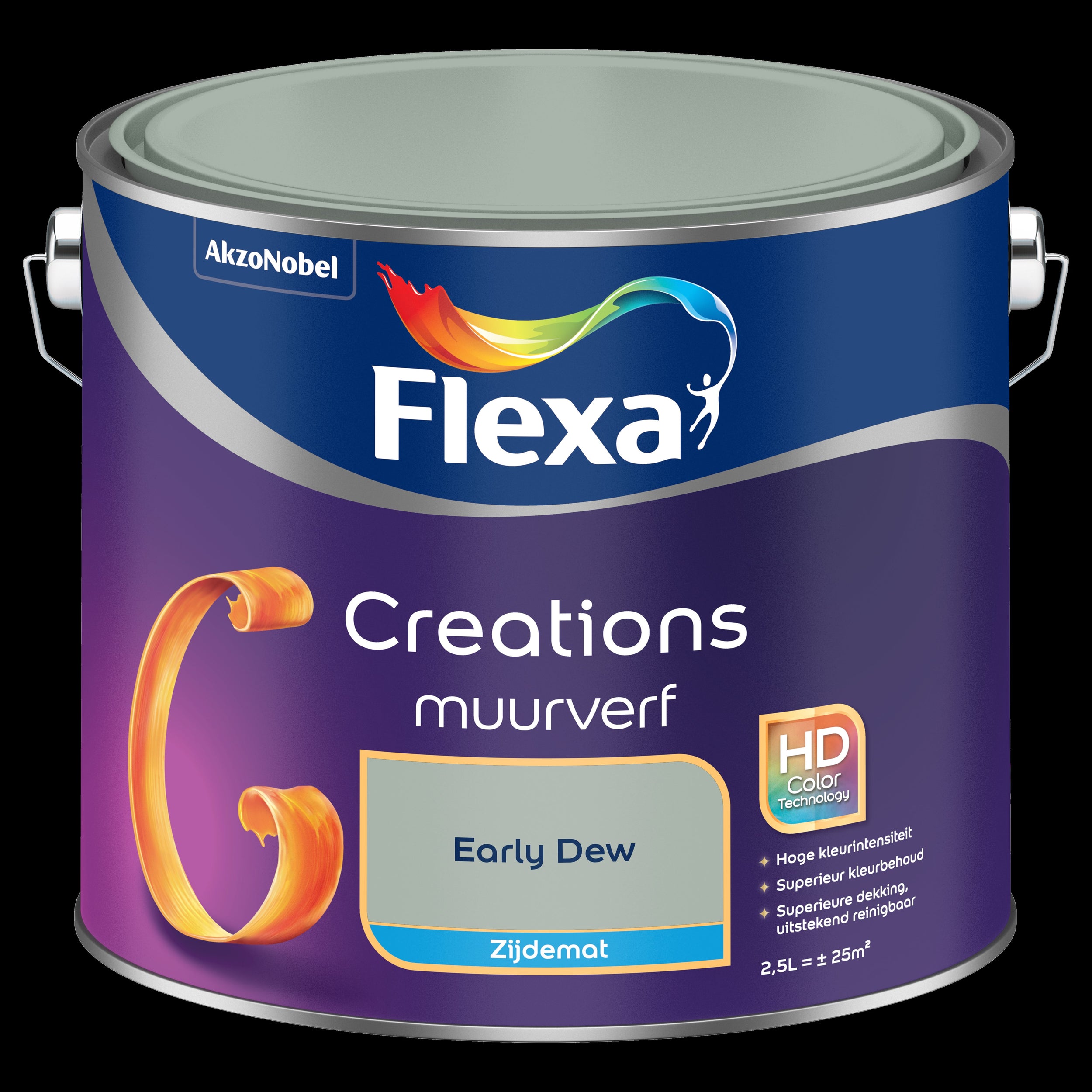Flexa muurverf Creations zijdemat early dew 2,5L