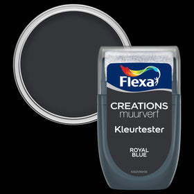 Flexa muurverf tester Creations royal blue 30ml